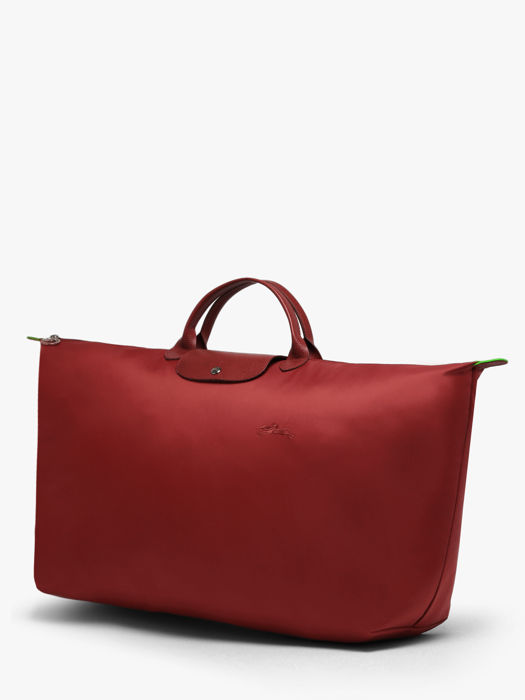 Longchamp Le pliage green Travel bag Red