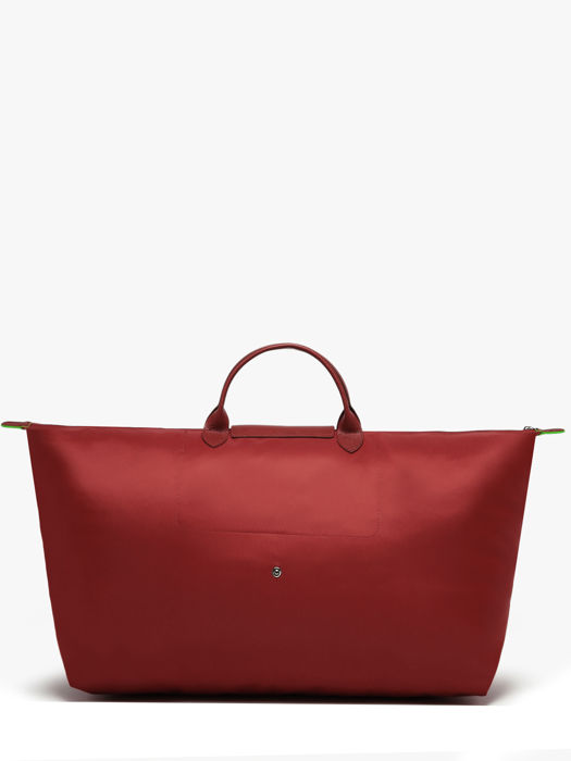 Longchamp Le pliage green Travel bag Red