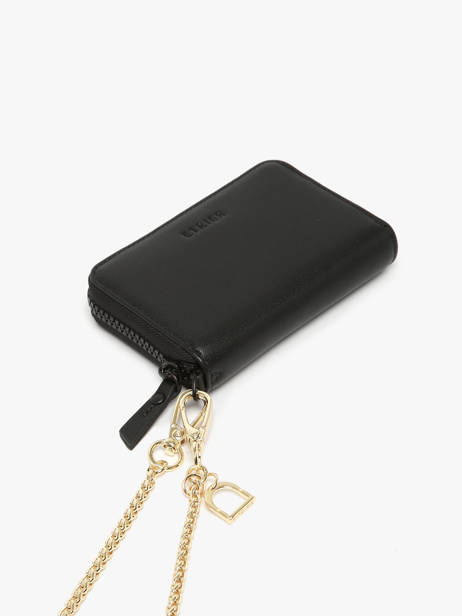 Coin Purse Leather Oxer Etrier Black oxer EOXE096M other view 1