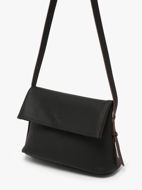 Shoulder Bag Cavalier Leather Etrier Black cavalier ECLR135M other view 1