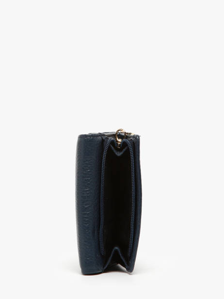 Leather Tradition Coin Purse Etrier Blue tradition ETRA095S other view 3
