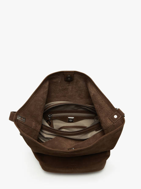Crossbody Bag Cavalier Nubuck Leather Etrier Brown cavalier nubuck ECAN126M other view 3