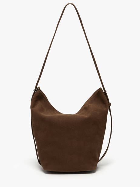 Crossbody Bag Cavalier Nubuck Leather Etrier Brown cavalier nubuck ECAN126M other view 4