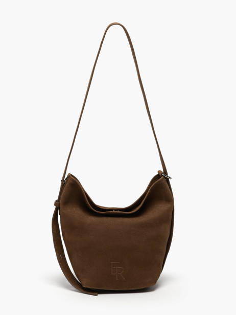 Sac Porté épaule Sac à Dos S Cavalier Nubuck Cuir Etrier Marron cavalier nubuck ECAN126S
