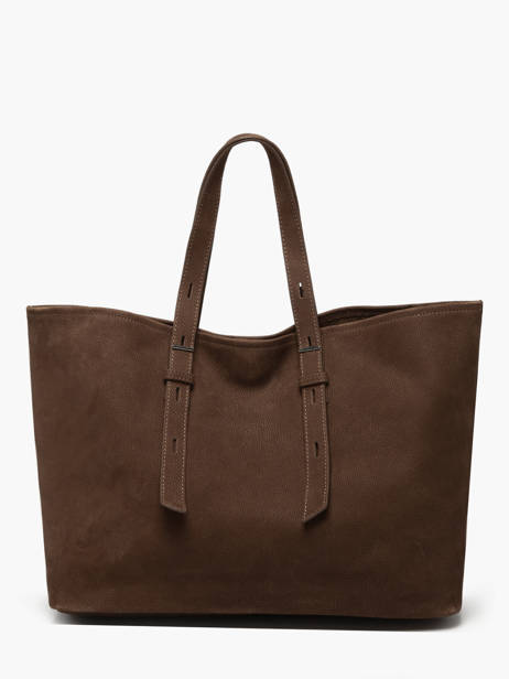 Shopping Bag Cavalier Nubuck Leather Etrier Brown cavalier nubuck ECAN127M other view 3