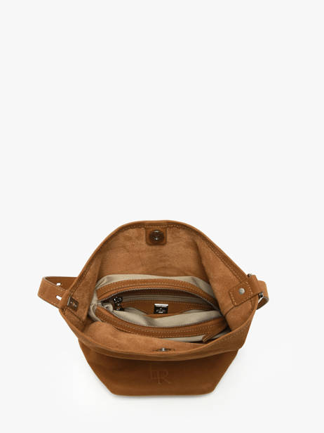 Crossbody Bag Cavalier Nubuck Leather Etrier Brown cavalier nubuck ECAN126S other view 3