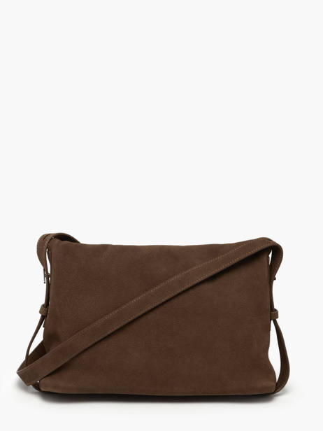Crossbody Bag Cavalier Nubuck Leather Etrier Brown cavalier nubuck ECAN135M other view 3