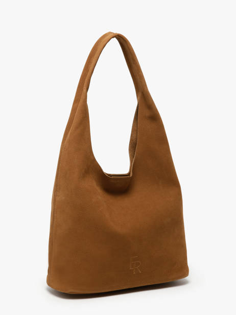 Hobo Cavalier Nubuck Leather Etrier Brown cavalier nubuck ECAN154M other view 1