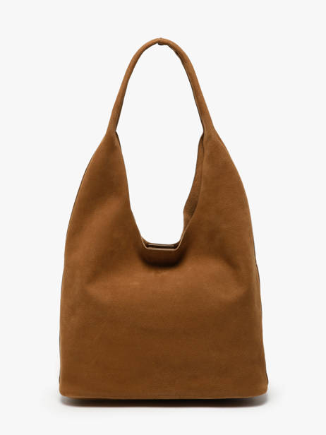 Hobo Cavalier Nubuck Leather Etrier Brown cavalier nubuck ECAN154M other view 3
