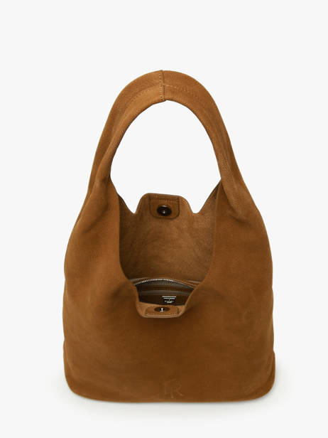 Hobo Cavalier Nubuck Leather Etrier Brown cavalier nubuck ECAN154M other view 2
