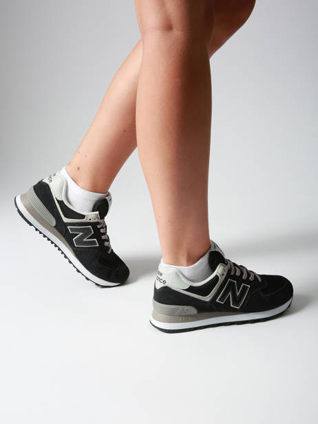 Sneakers In Leather New balance Black boy ML574EVB other view 1