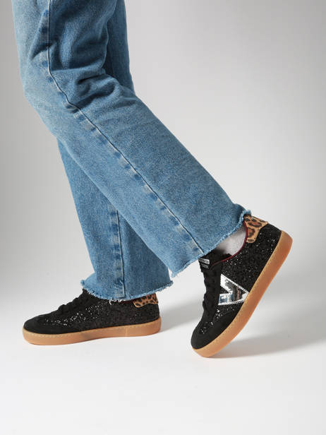 Sneakers In Leather Victoria Black women 1126223 other view 1