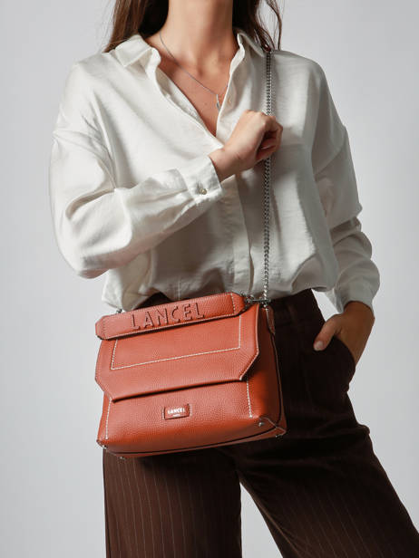 Shoulder Bag Ninon Leather Lancel Brown ninon A13782 other view 1