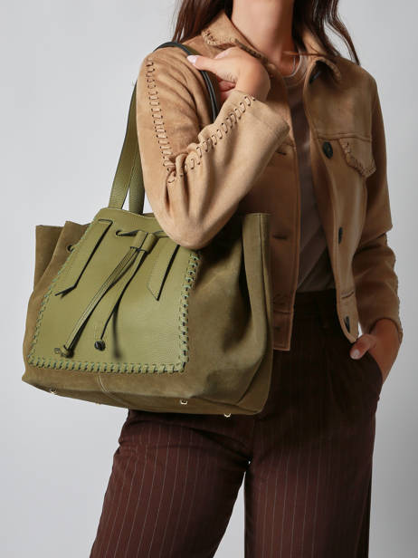 Shoulder Bag Brumby Etrier Green brumby EBRU150L other view 1