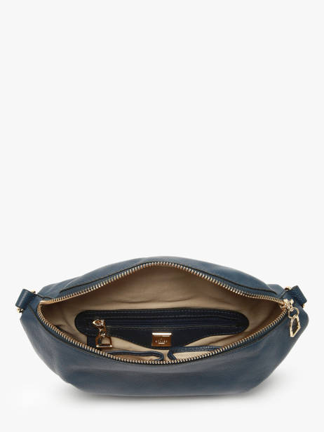 Large Leather Tradition Belt Bag Etrier Blue tradition ETRA022L other view 3