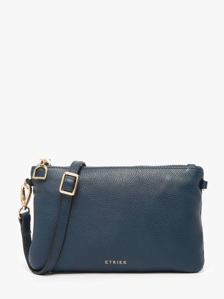 Crossbody Bag Tradition Cuir Etrier Blue tradition ETRA0141