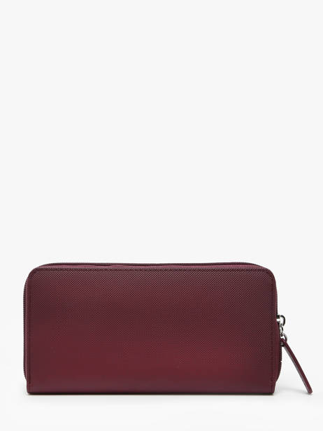 Wallet Lacoste Red l.12.12 concept NF2900PK other view 2