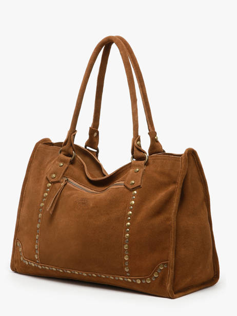 Leather Houston Shoulder Bag Basilic pepper Brown houston BHOU31 other view 1