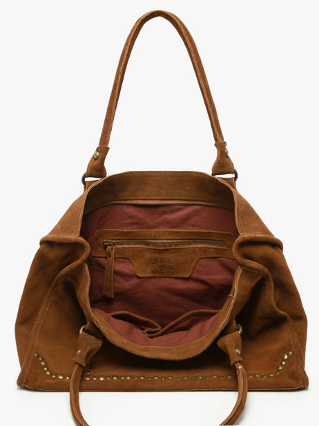 Leather Houston Shoulder Bag Basilic pepper Brown houston BHOU31 other view 2