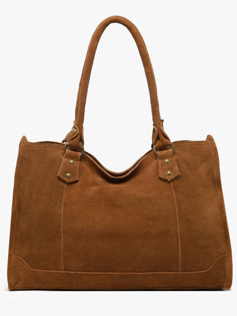 Leather Houston Shoulder Bag Basilic pepper Brown houston BHOU31 other view 3