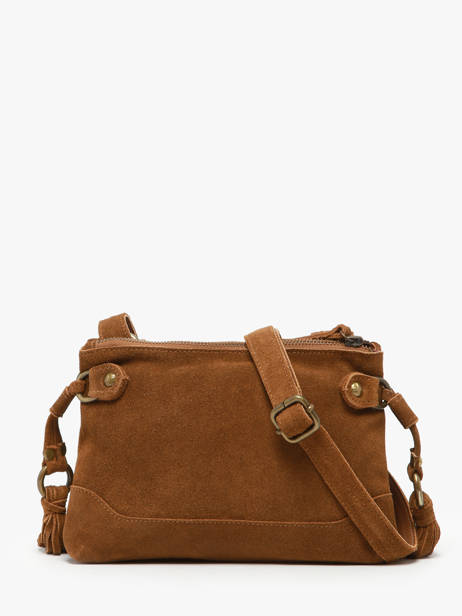 Shoulder Bag Houston Leather Basilic pepper Brown houston BHOU82 other view 3
