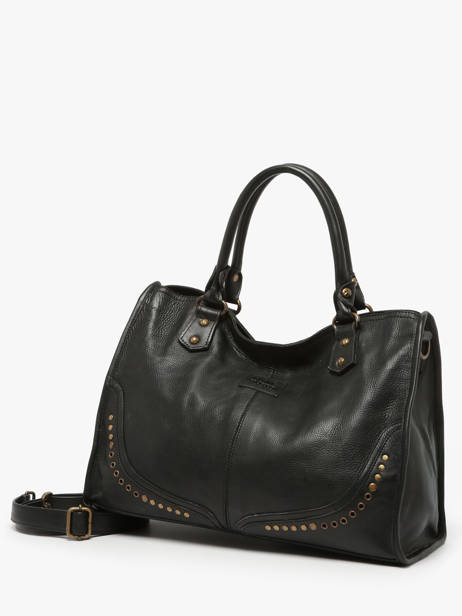 Handbag Glam Eyelet Leather Basilic pepper Black glam eyelet BGLE31 other view 1