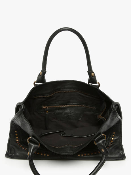 Handbag Glam Eyelet Leather Basilic pepper Black glam eyelet BGLE31 other view 2