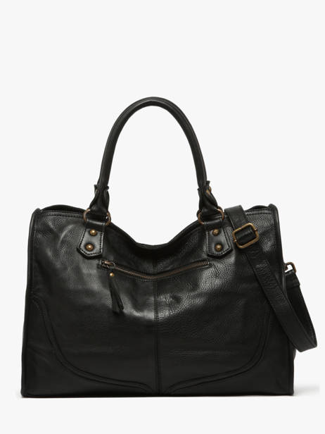 Handbag Glam Eyelet Leather Basilic pepper Black glam eyelet BGLE31 other view 3