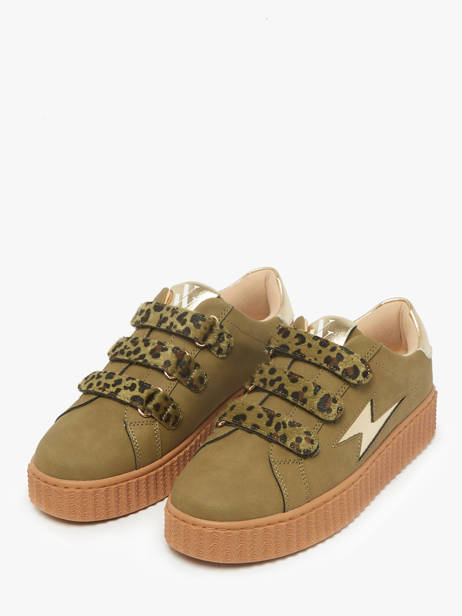 Sneakers Aby Vanessa wu Vert women BK2714NR vue secondaire 1