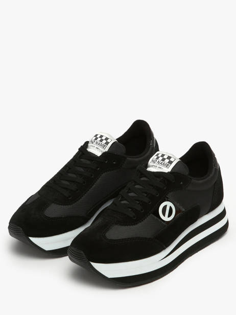 Sneakers Plateforme Flex M Jogger En Cuir No name Noir women IMN60415 vue secondaire 1