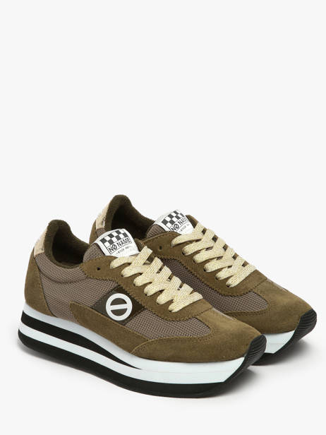 Sneakers Plateforme Flex M Jogger En Cuir No name Vert women IMKNITAY vue secondaire 1