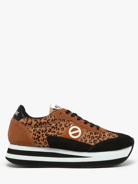 Sneakers Plateforme Flex M Jogger En Cuir No name Marron women IMHP01KC