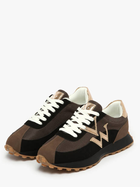 Sneakers Pia Vanessa wu Noir women BK2623NR vue secondaire 1