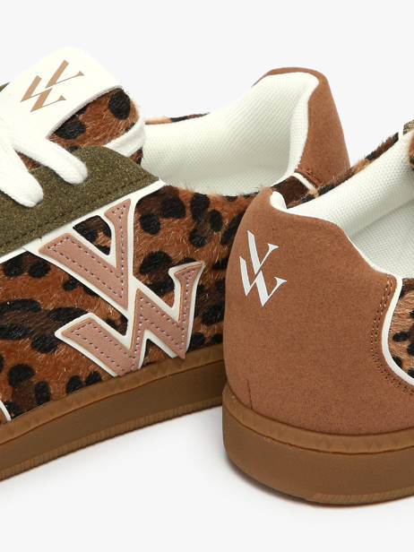 Sneakers Suzanne Vanessa wu Marron women BK2806NR vue secondaire 2