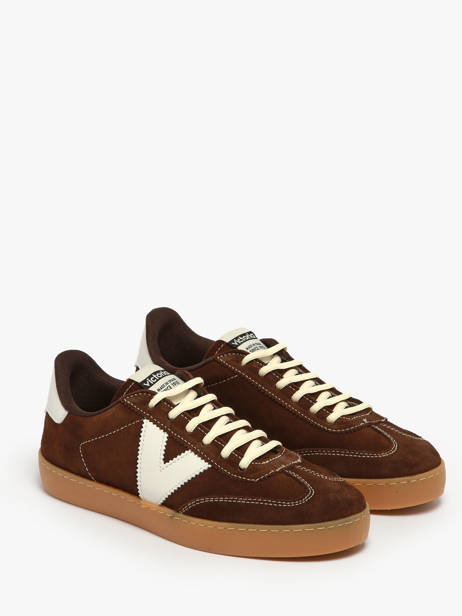 Sneakers Berlin En Cuir Victoria Marron women 1126218 vue secondaire 1