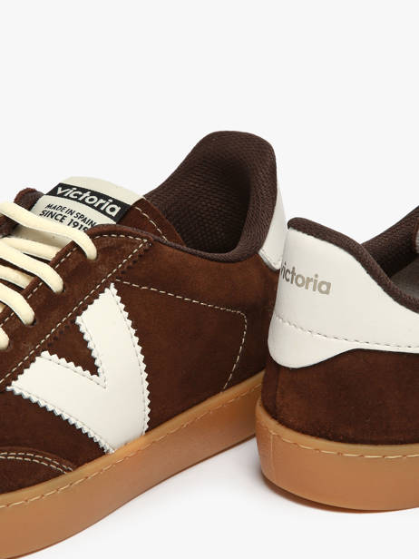 Sneakers Berlin En Cuir Victoria Marron women 1126218 vue secondaire 2