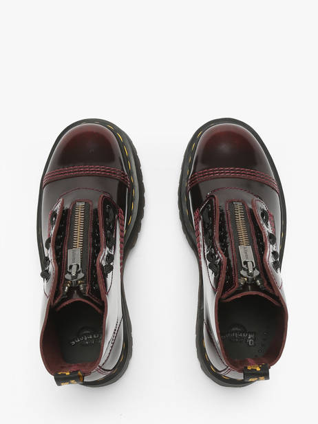 Bottines Sinclair En Cuir Dr martens Rouge women 25233600 vue secondaire 3