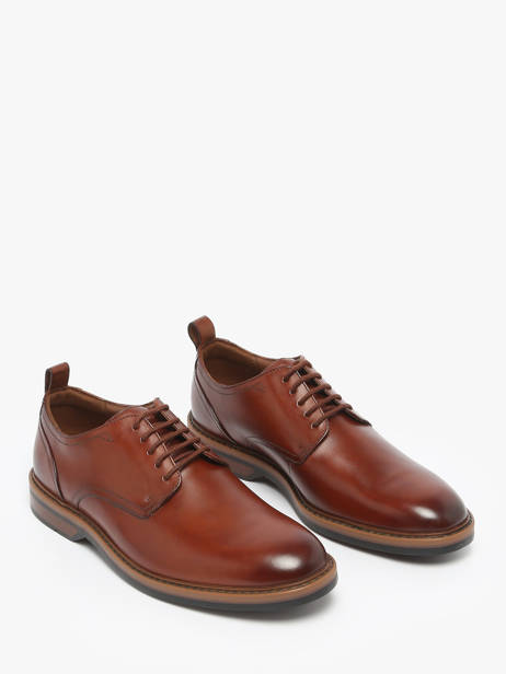 Chaussures Derbies Aldwin Lace En Cuir Clarks Marron men 26183252 vue secondaire 1