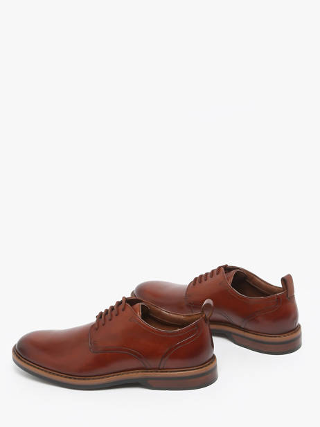 Chaussures Derbies Aldwin Lace En Cuir Clarks Marron men 26183252 vue secondaire 2