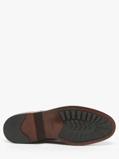 Chaussures Derbies Aldwin Lace En Cuir Clarks Marron men 26183252 vue secondaire 4