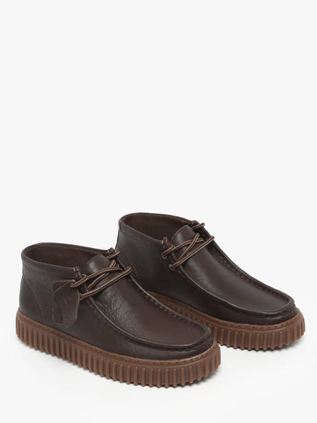 Chaussures Derbies Montante Torhill En Cuir Clarks Marron men 26183425 vue secondaire 1
