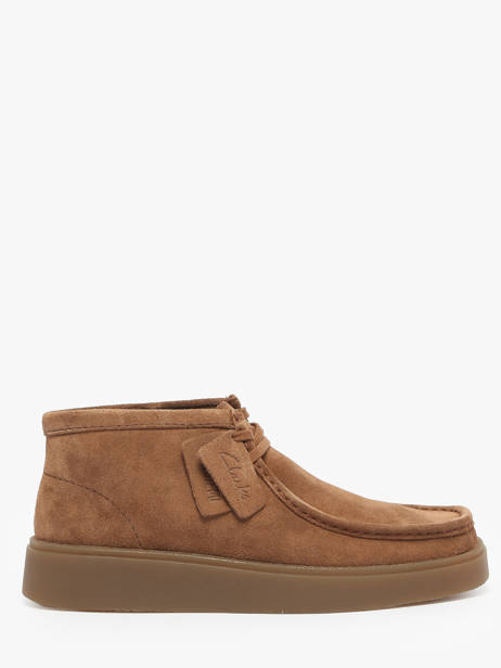 Chaussures Derbies Montante Torview En Cuir Clarks Marron men 26184609