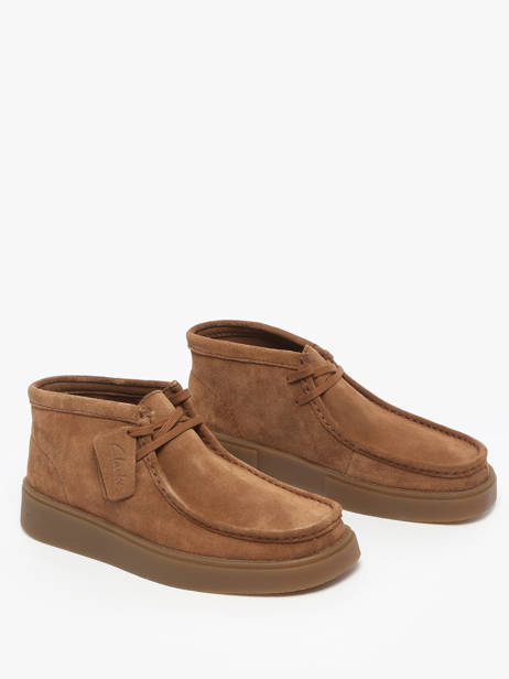 Chaussures Derbies Montante Torview En Cuir Clarks Marron men 26184609 vue secondaire 1