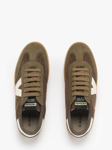Sneakers Berlin En Cuir Victoria Vert women 1126220 vue secondaire 3