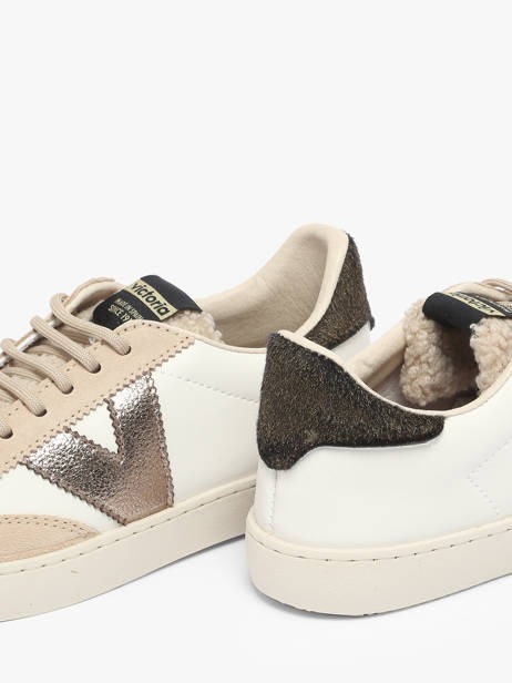 Sneakers Berlin En Cuir Victoria Beige women 1126222 vue secondaire 2