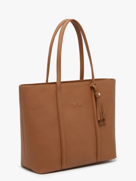 Sac Porté épaule Nathan Cuir Nathan baume Marron nathan 1 vue secondaire 1