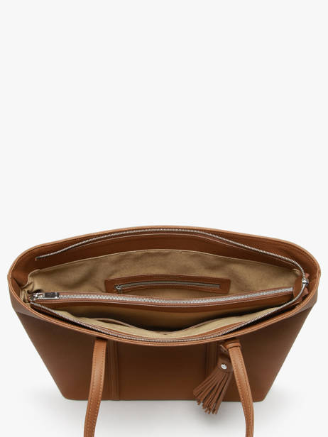 Sac Porté épaule Nathan Cuir Nathan baume Marron nathan 1 vue secondaire 2