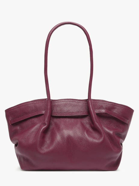 Sac Porté épaule Caviar Cuir Milano Rouge caviar CA25062 vue secondaire 3