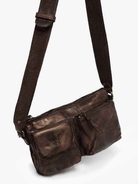 Sac Bandoulière Heritage Cuir Biba Marron heritage KEO1L vue secondaire 1