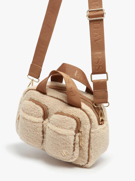 Sac Bandoulière Winter Vanessa wu Beige winter MA0143 vue secondaire 1